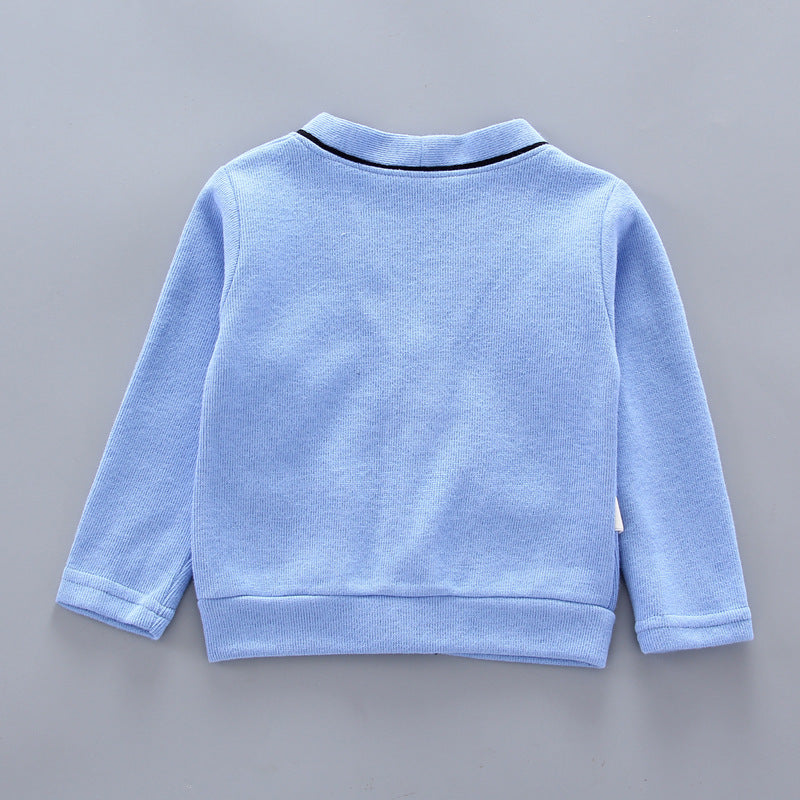 Children's sweater casual three-piece suit