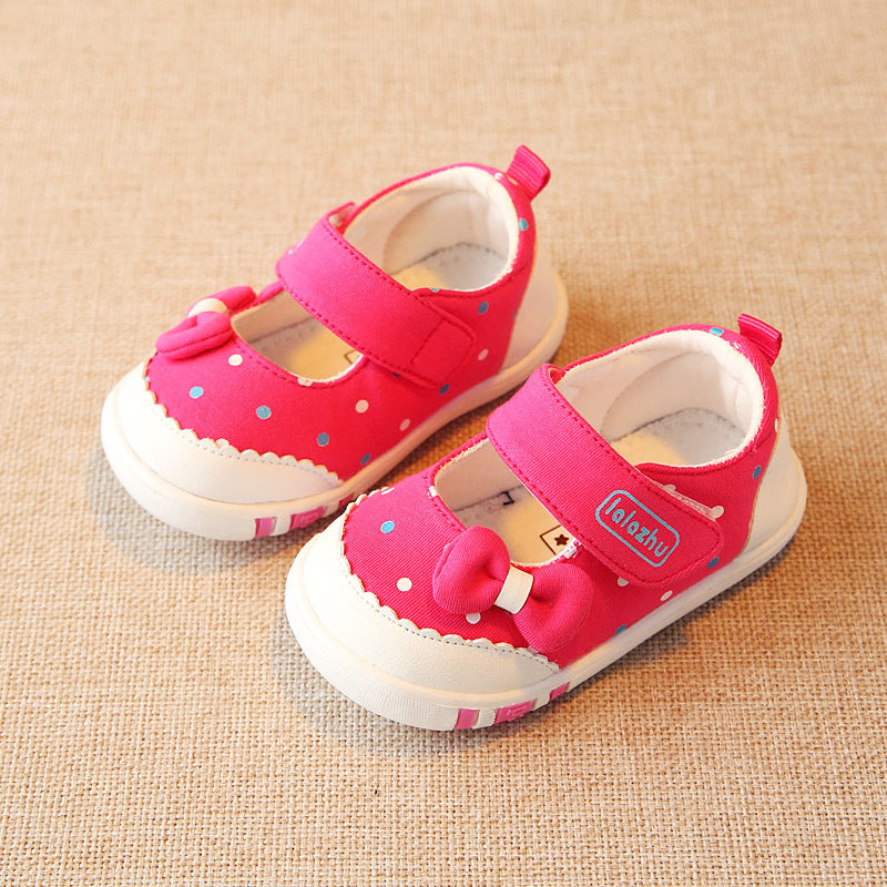 New spring and autumn square mouth little princess toddler shoes infant children's girls baby shoes