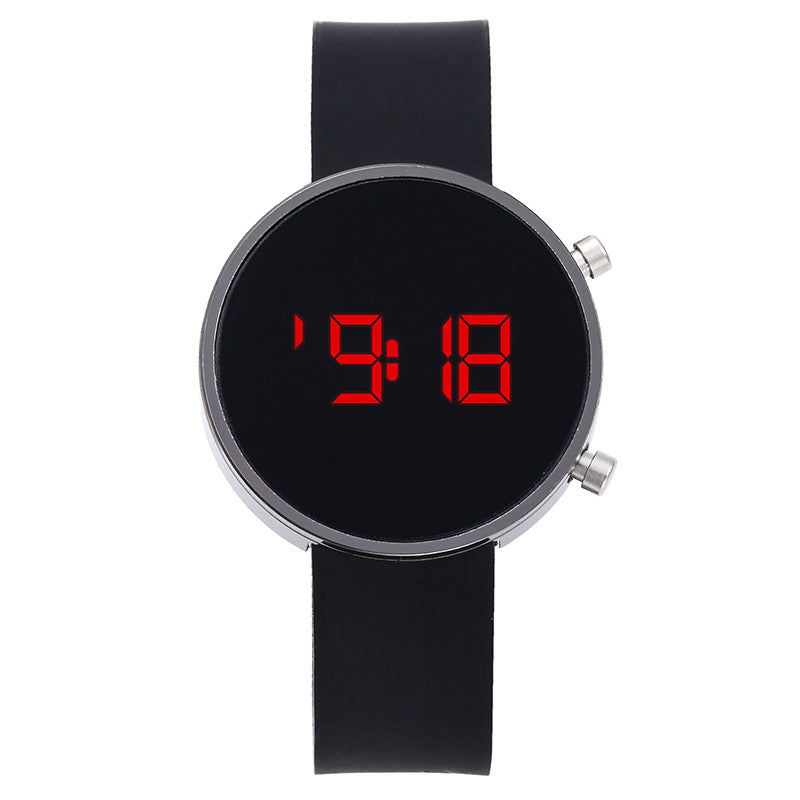 Colorful Silicone Strap LED Screen Display Electronic Watch