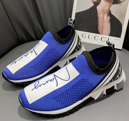 Flying Woven Sneakers Breathable Couple Coconut Shoes Women's Single Shoes