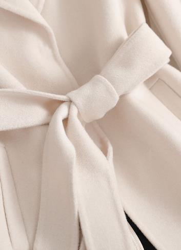 Autumn And Winter Double-faced Woolen Goods Cashmere Coat Small-sized Woolen Coat