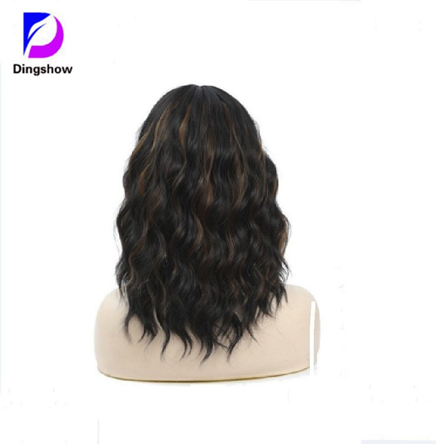 BODY WAVE hair wig BOBO bangs full mechanism human hair wigs