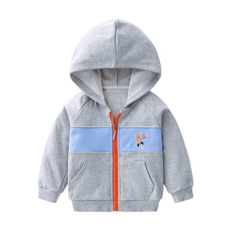 Fashionable And Simple Cartoon Children's Thin Coat