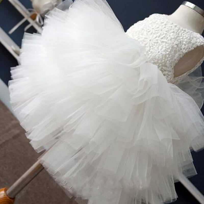 children Infant Baby Princess Dress Tutu Dress Lace yarn color large spot