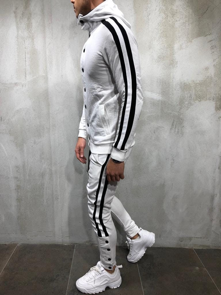Spring and fall casual sports suit plus men's hoodie fashion suit