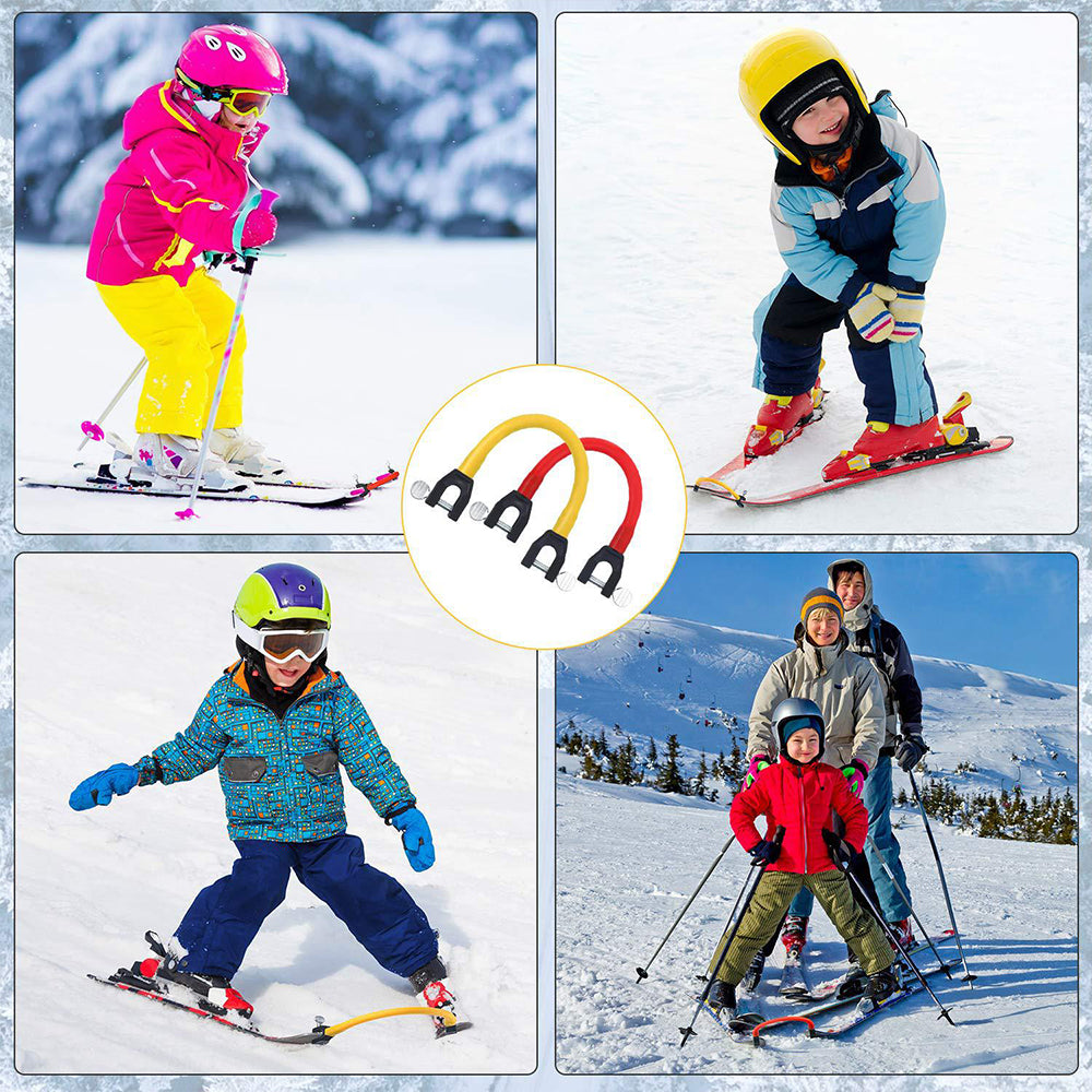 Ski Tip Connector Beginners Winter Children Adults Ski Training Aid Outdoor Exercise Sport Snowboard Accessories