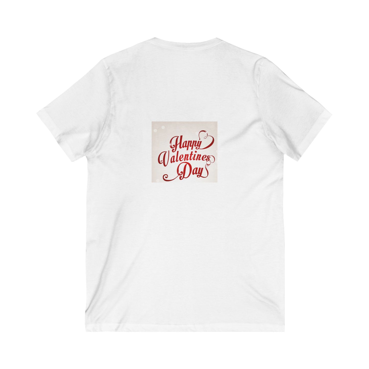 Unisex Jersey Short Sleeve V-Neck Tee