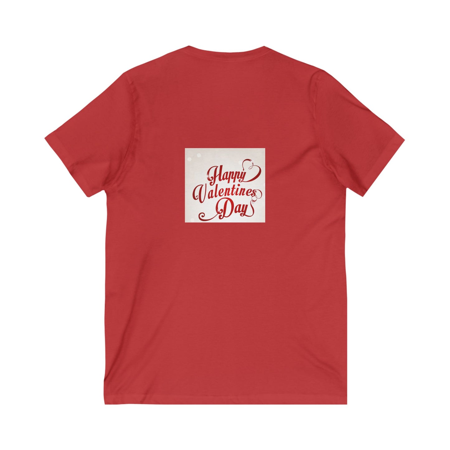 Unisex Jersey Short Sleeve V-Neck Tee