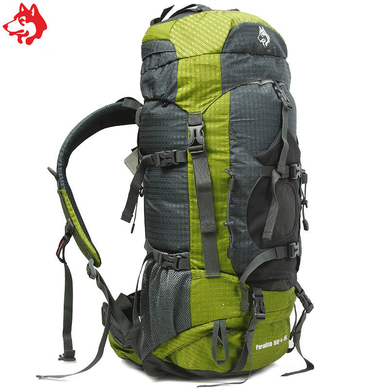 Hiking Backpack JUNGLEKING CY1008 New 55L Outdoor Unisex Big Capacity Mountaineering Backpack Bag Travel Hiking Multi Use Camping Imported Nylon