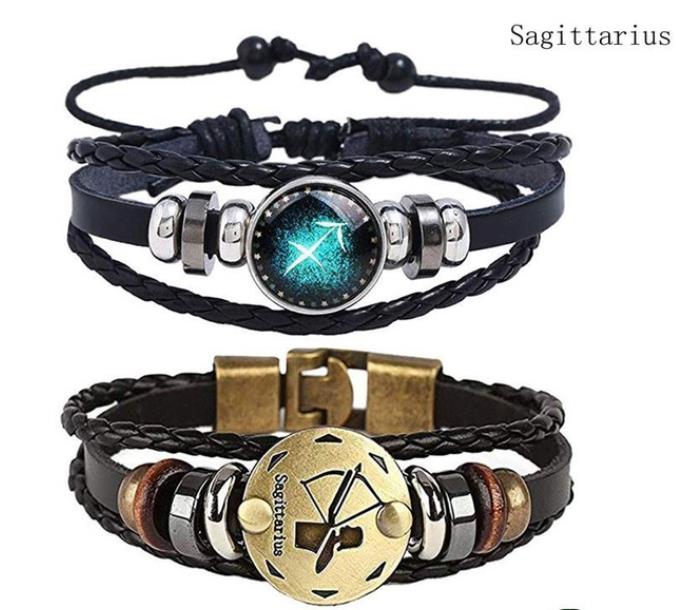 Twelve Constellations Bracelet for Men and Women Jewelry Handrope Chaozhou Nocturnal Personality Hand String for Couple''s Bracelet Birthday Gift