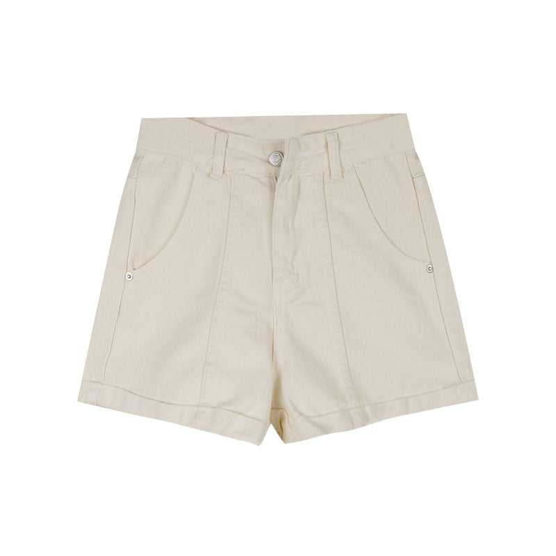 Summer Women's High Waist Loose Hot Pants Wide Legs