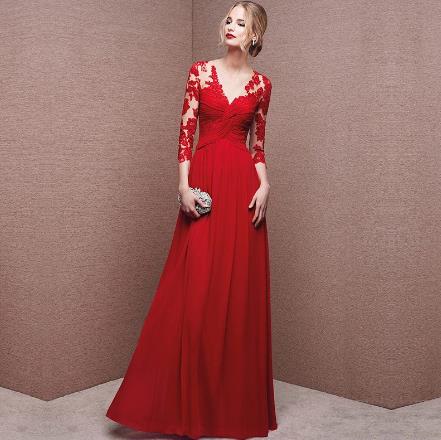 WOLFF|Lace perfect evening dress