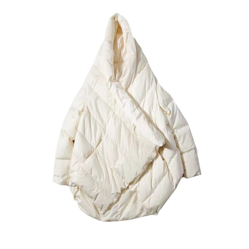 Cappotto Oversize per il tempo libero del pendolare allentato dello scialle del piumino delle nuove donne invernali 2024