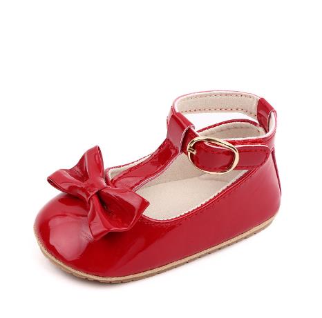 Spring and Autumn Bow 0-1 Year Old Baby Princess Shoes Baby Shoes Baby Shoes Learning Walking Shoes
