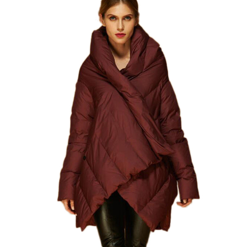Cappotto Oversize per il tempo libero del pendolare allentato dello scialle del piumino delle nuove donne invernali 2024