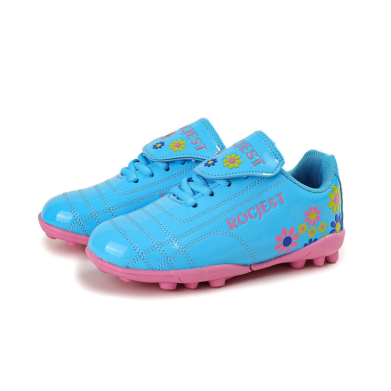 Cross-border low-top football shoes broken nail non-slip indoor training shoes for boys and girls, teenagers and students MCW501