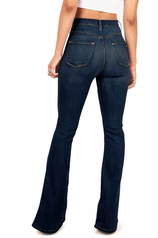 Women Autumn Winter Skinny Jeans Flare Pants 2020 New Fashion High Waist Slim Elasticity Streetwear Workout Long Pants Capri