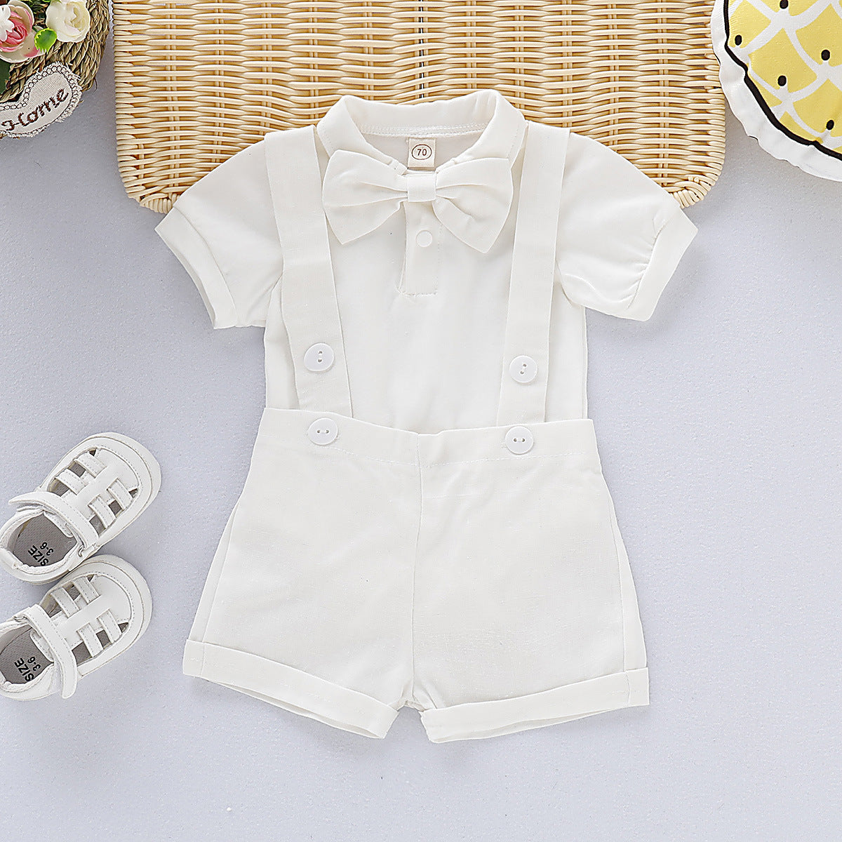 Summer children's clothing gentleman suit