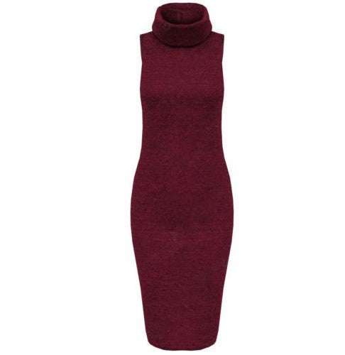 Autumn And Winter High Lead Knitting Dress Sexy Self-cultivation Package Buttocks Vest
