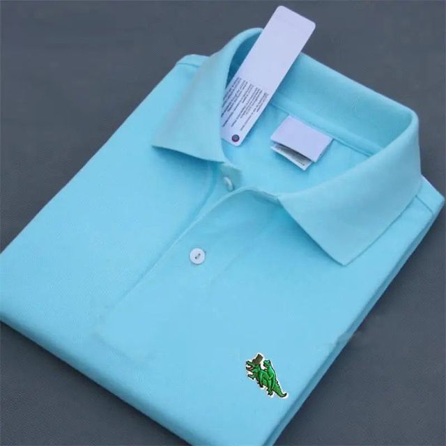 2024 New Men High-end Embroidered Casual Polo Shirt Short Sleeve Top High Quality Summer