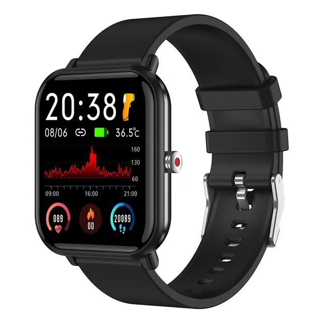 JS Smartwatch Smart Watch For Men Health Monitor Motion Tracking Blood Pressure Waterproof Bluetooth Call Connected Watch Man