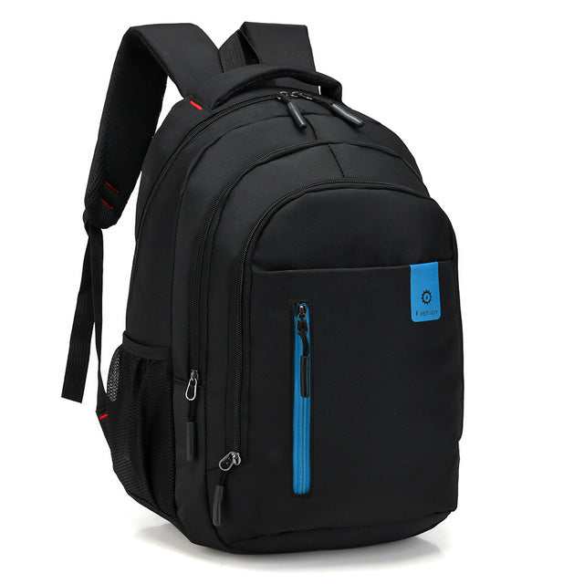 Men Backpack Wear-resistant Oxford Cloth Splashproof Breathable Shoulder Strap Laptop Bag School Travel Sports Leisure Bags