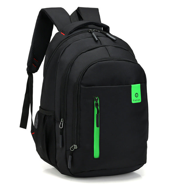 Men Backpack Wear-resistant Oxford Cloth Splashproof Breathable Shoulder Strap Laptop Bag School Travel Sports Leisure Bags