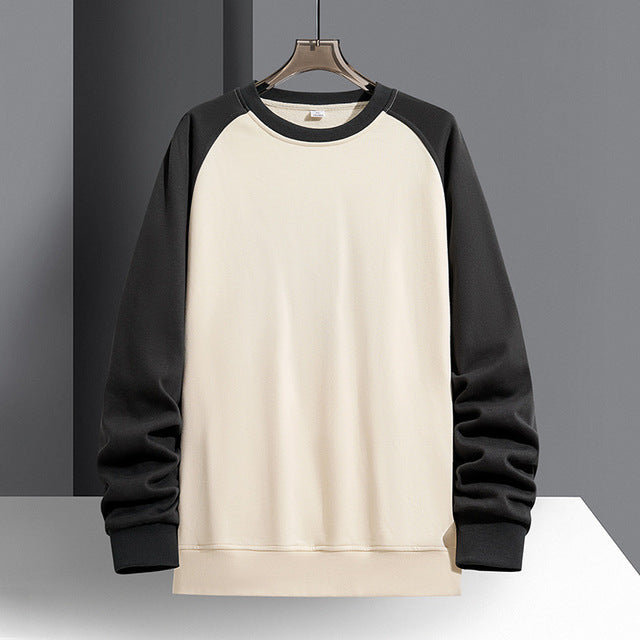 Loose casual young crewneck men's sweatshirt, hoodie, raglan sleeve shirt, Korean jacket, Men's fashion, Fall, new, 2023