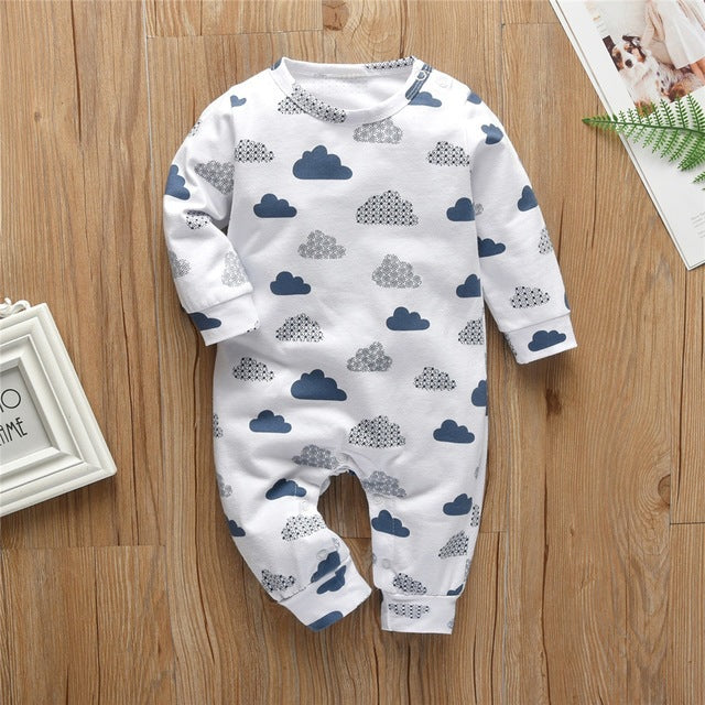 Newborn Baby Boys Girls Romper Jumpsuit Infant Kids Clothes