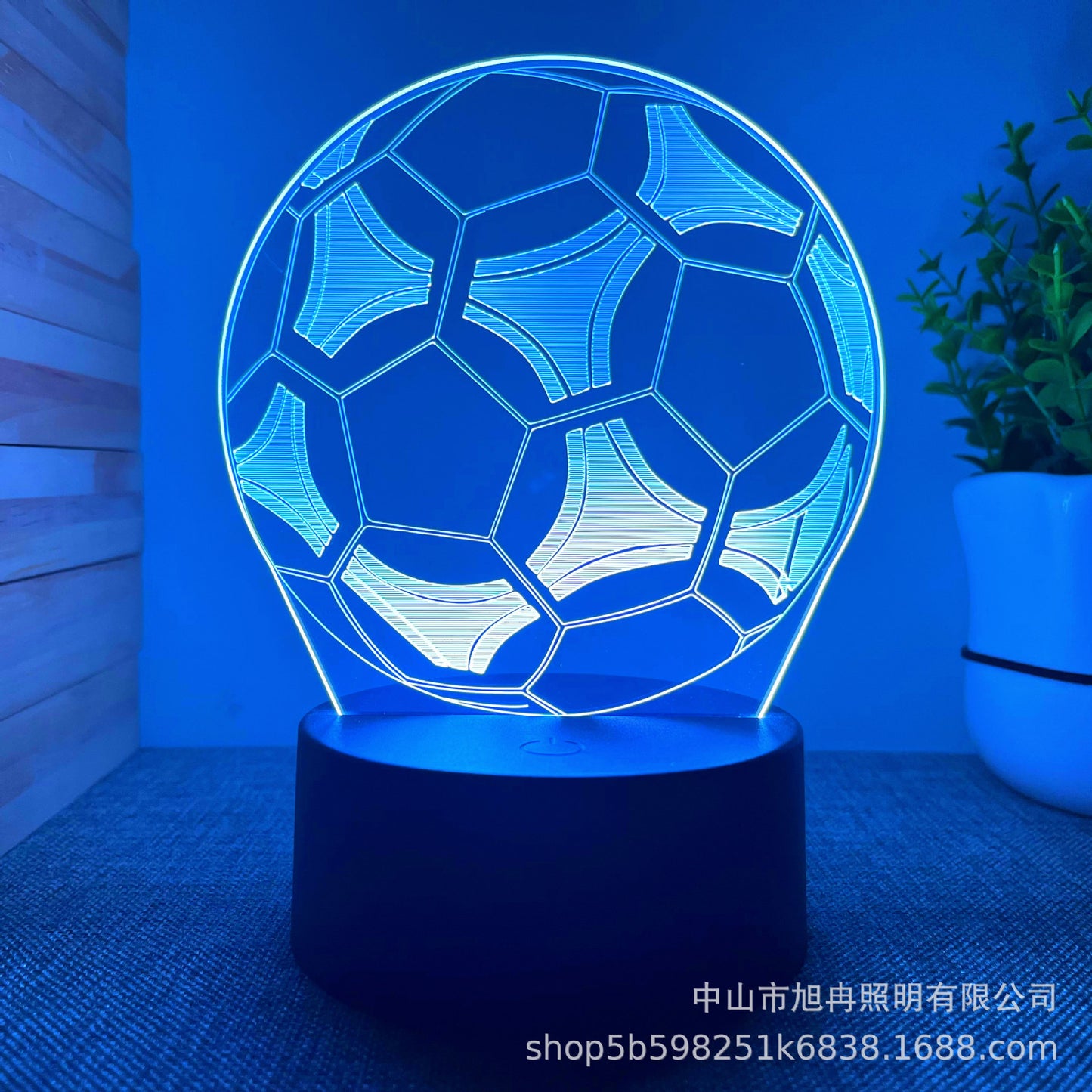Cross-border supply hot football hot 3D night light creative children's gifts atmosphere table lamp manufacturers wholesale