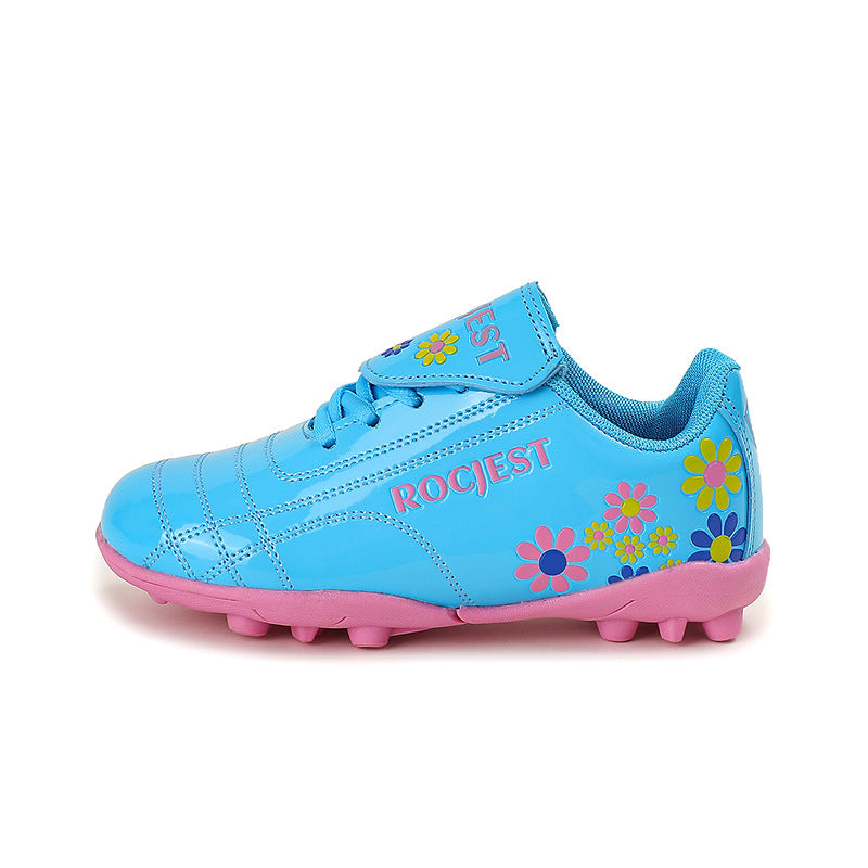 Cross-border low-top football shoes broken nail non-slip indoor training shoes for boys and girls, teenagers and students MCW501