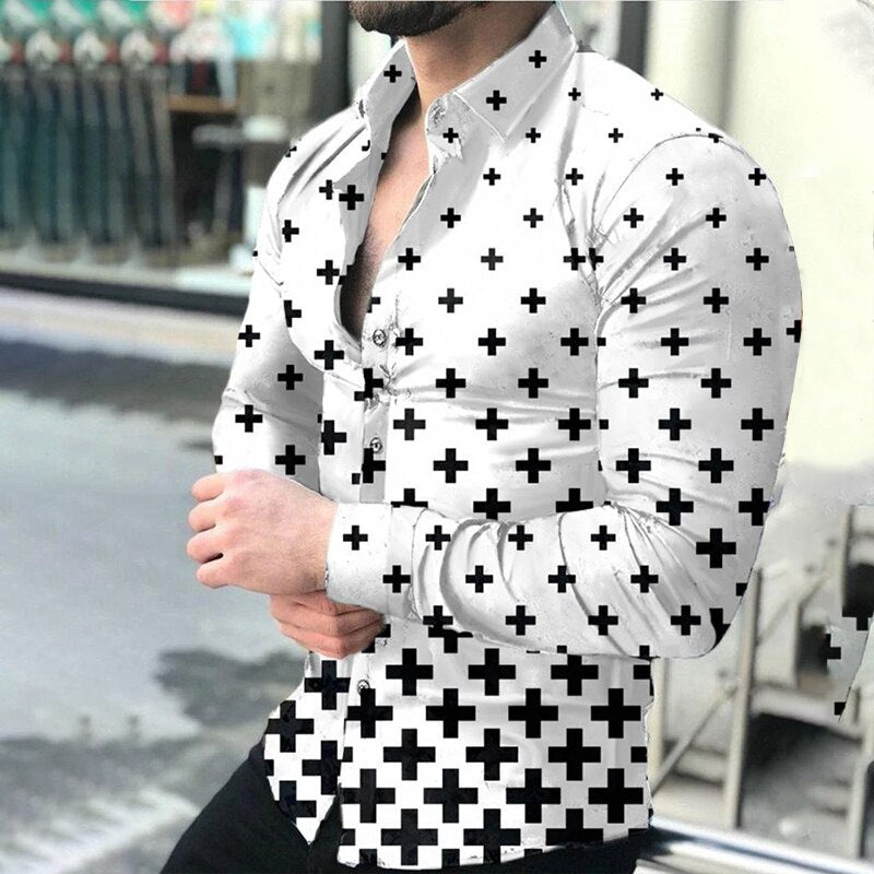 Cross-border 2021 Europe and the United States spring and summer New Polo Shirt shirt 3D printed men's T-shirt top