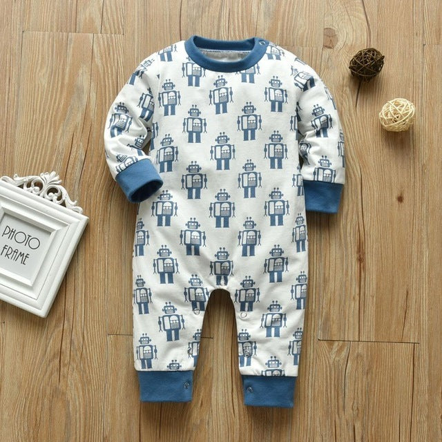 Newborn Baby Boys Girls Romper Jumpsuit Infant Kids Clothes