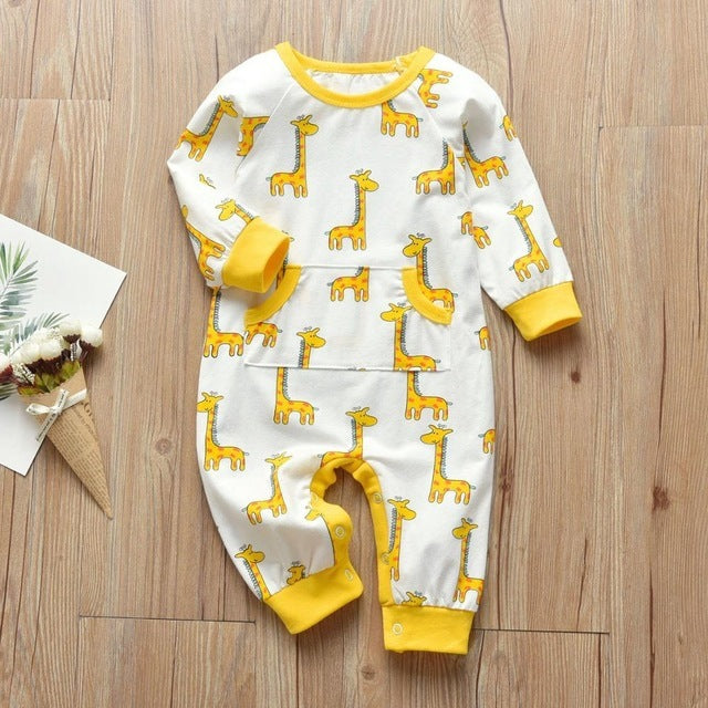 Newborn Baby Boys Girls Romper Jumpsuit Infant Kids Clothes