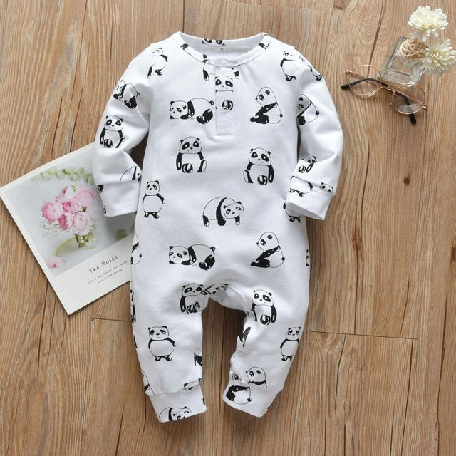 Newborn Baby Boys Girls Romper Jumpsuit Infant Kids Clothes