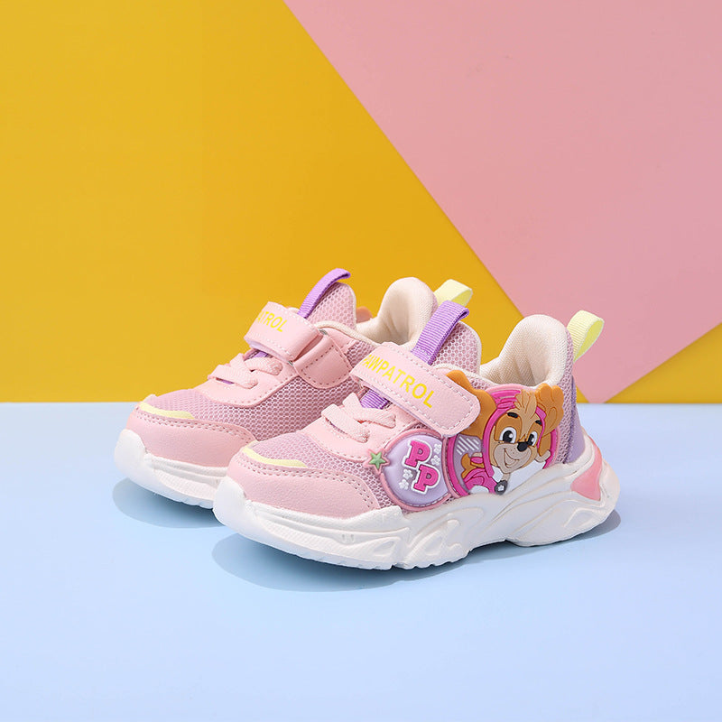 PAW PATROL Wangwang team made great contributions genuine goods Children's sneaker breathable soft bottom children's functional shoes with lights