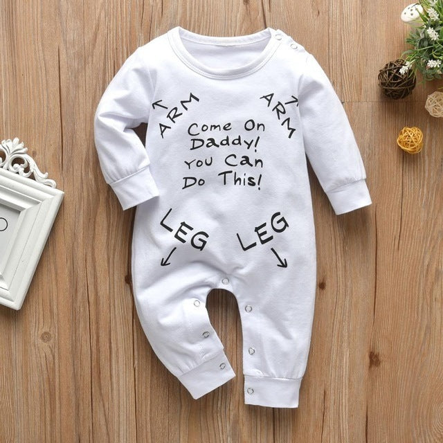 Newborn Baby Boys Girls Romper Jumpsuit Infant Kids Clothes