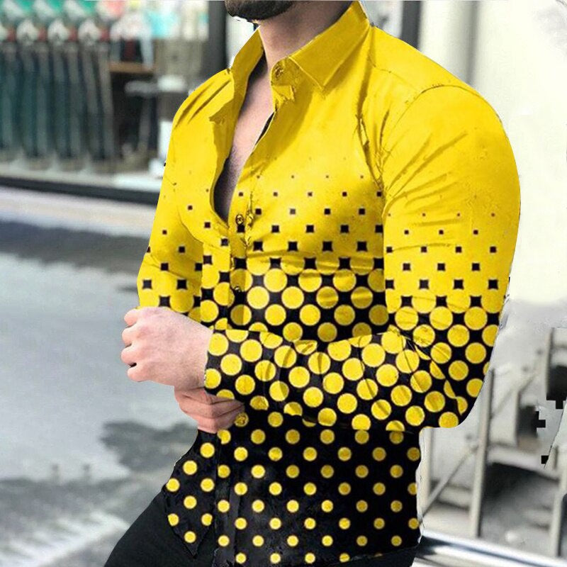 Cross-border 2021 Europe and the United States spring and summer New Polo Shirt shirt 3D printed men's T-shirt top