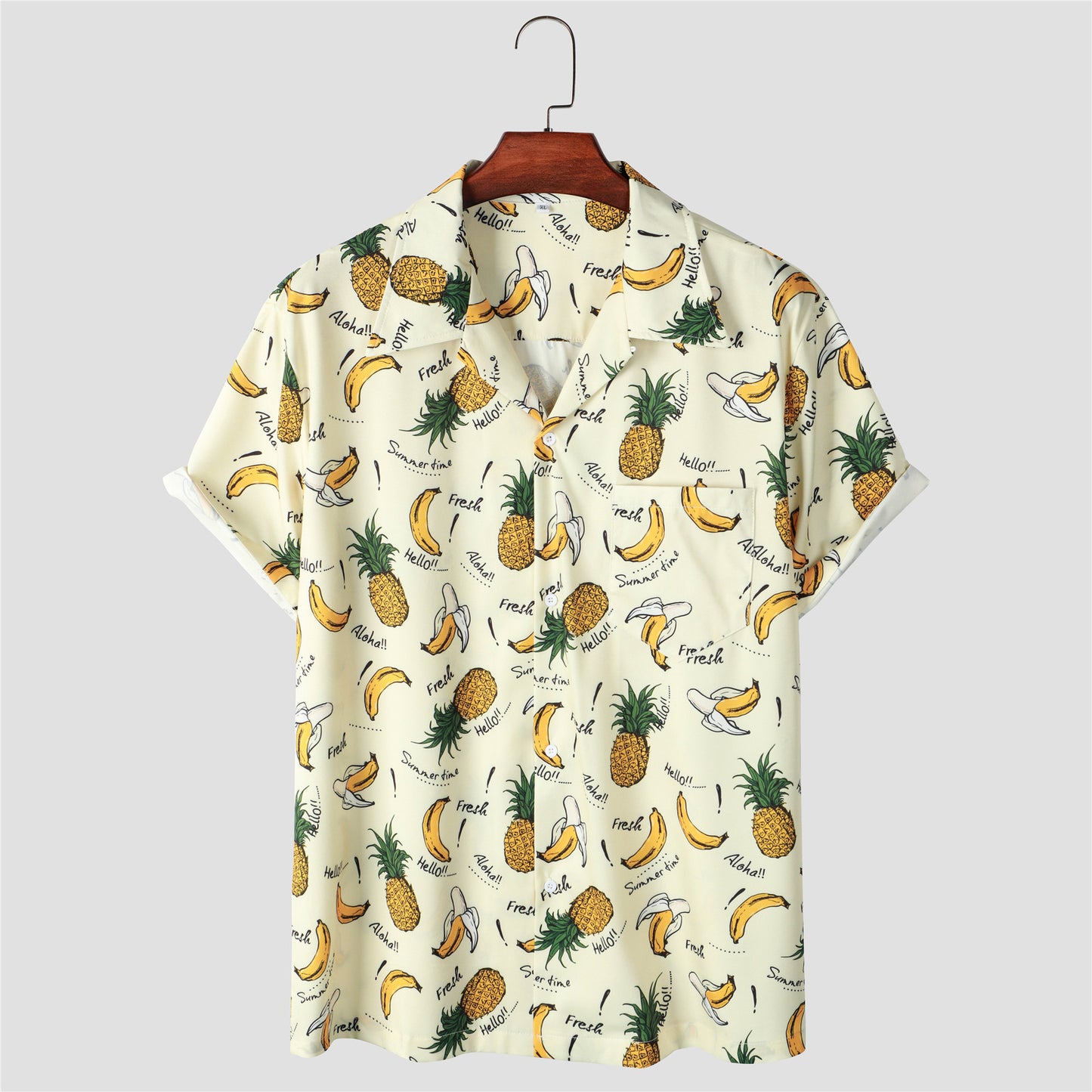Foreign trade independent station for 2023 spring and summer positioning flower full printed shirt cross-border short sleeve men's and women's 3320