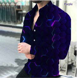 Cross-border 2021 Europe and the United States spring and summer New Polo Shirt shirt 3D printed men's T-shirt top