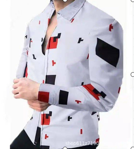 Cross-border 2021 Europe and the United States spring and summer New Polo Shirt shirt 3D printed men's T-shirt top