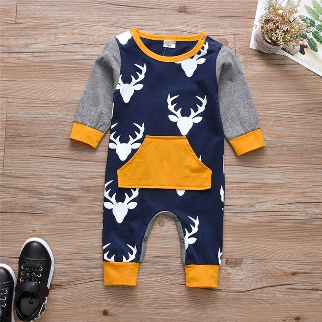 Newborn Baby Boys Girls Romper Jumpsuit Infant Kids Clothes