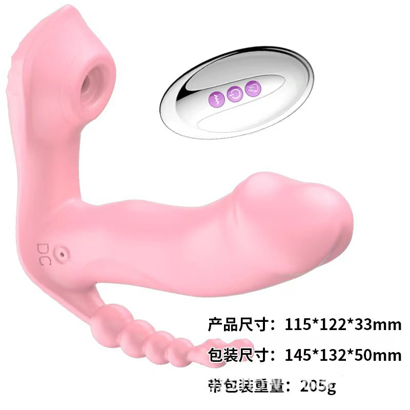 FOX Moe FOX M6 Invisible Wear Jumping Egg Wireless Remote Control Vibration Heating Female Masturbator Adult Sex Supplies