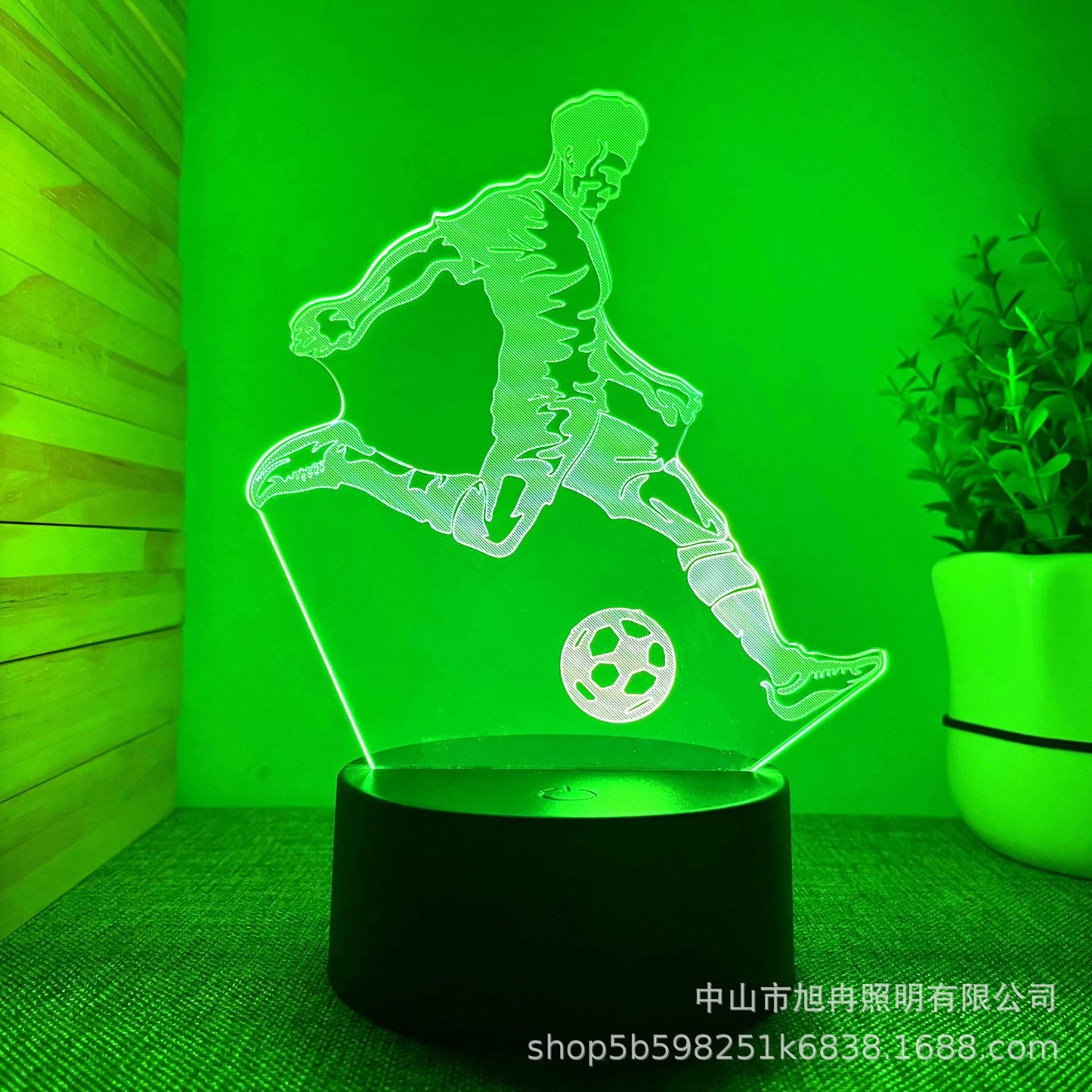 Cross-border supply hot football hot 3D night light creative children's gifts atmosphere table lamp manufacturers wholesale