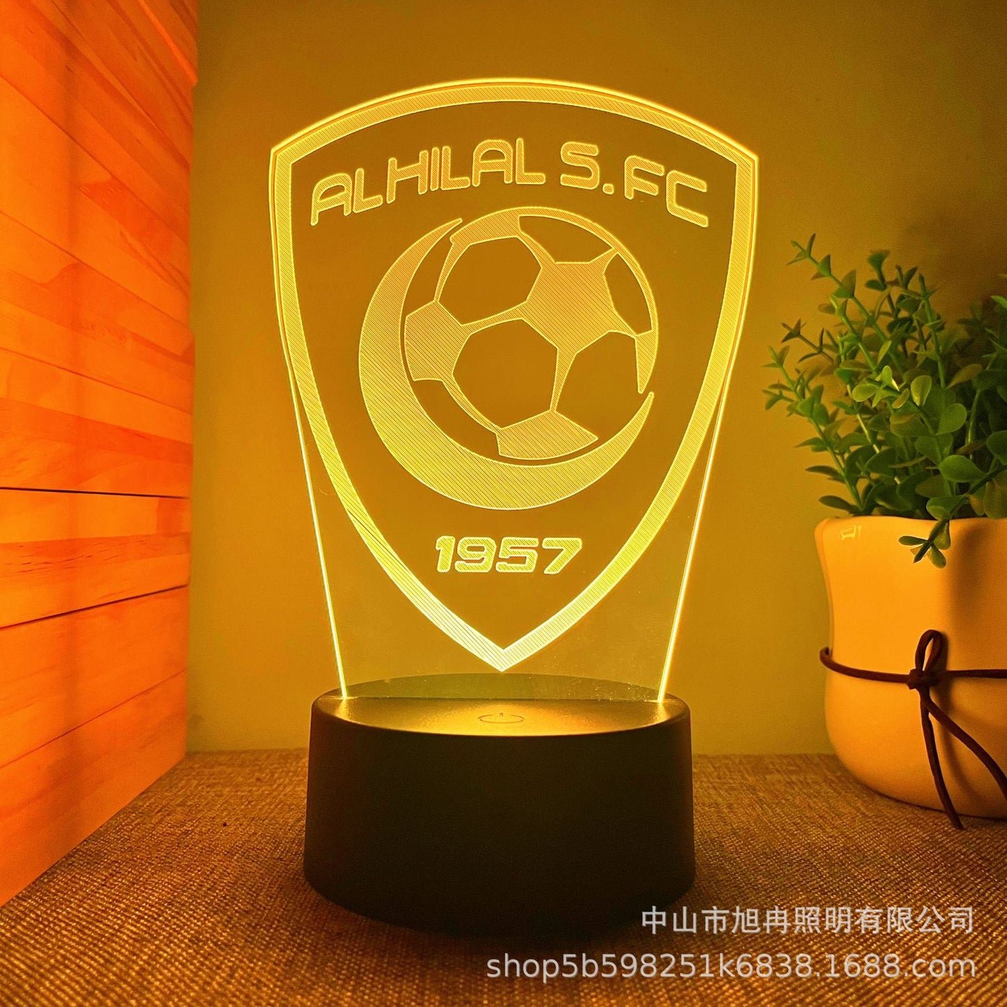 Cross-border supply hot football hot 3D night light creative children's gifts atmosphere table lamp manufacturers wholesale