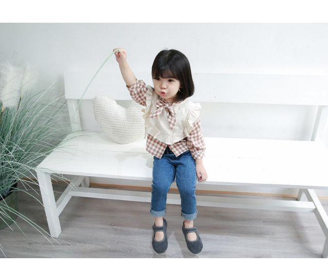 Informal jeans for boys and girls, spring and autumn pants, 2024