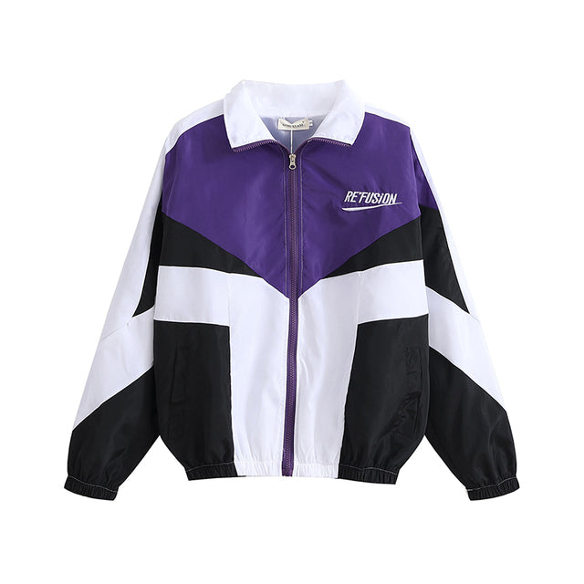 Spring Fall Varsity Jacket Men Patchwork Embroidery Bomber Jacket Casual Street Loose Zipper Coat Women Couple College Jackets