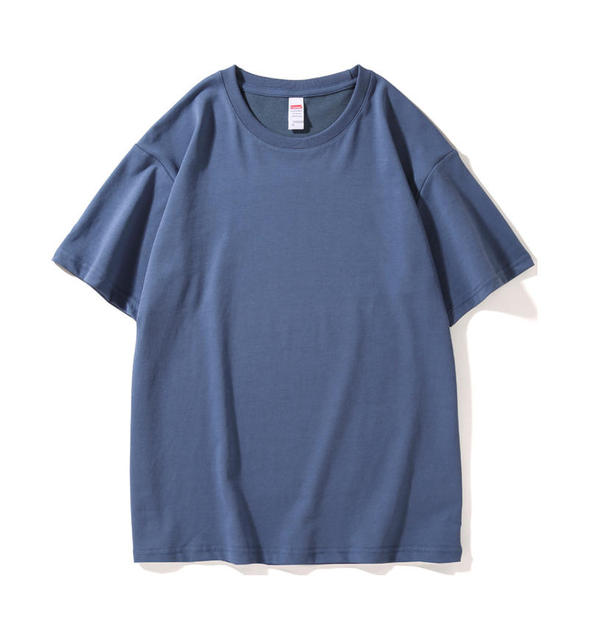Summer Casual 100 Cotton Paris Crewneck Short Sleeve T-shirt Top Loose Tshirt Korean Streetwear Tees Solid Young Cool Tops