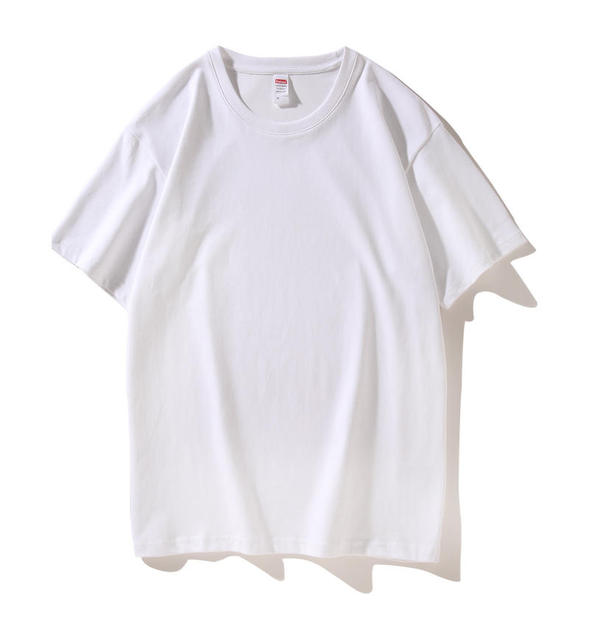 Summer Casual 100 Cotton Paris Crewneck Short Sleeve T-shirt Top Loose Tshirt Korean Streetwear Tees Solid Young Cool Tops