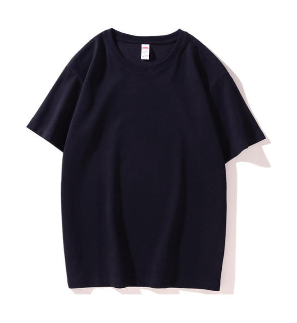 Summer Casual 100 Cotton Paris Crewneck Short Sleeve T-shirt Top Loose Tshirt Korean Streetwear Tees Solid Young Cool Tops